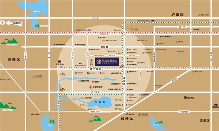 华地·金融中心交通图
